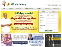 Tablet Screenshot of kalyanamaalai.net